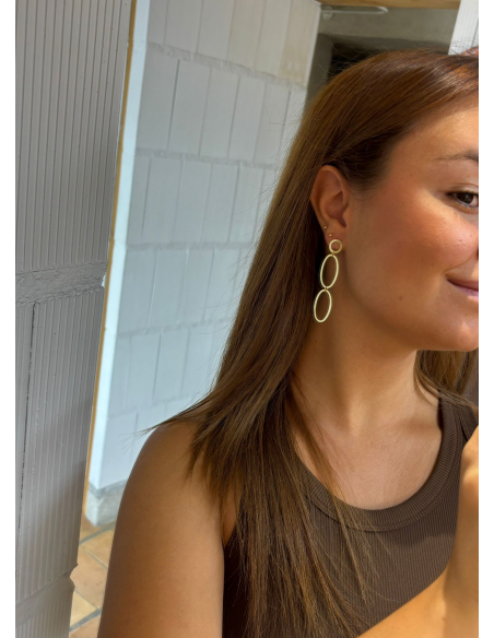 PENDIENTES DUPLO ORO