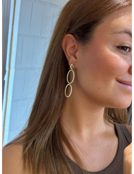 PENDIENTES DUPLO ORO