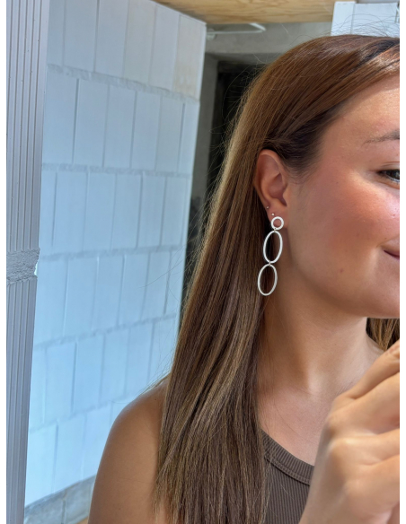 PENDIENTES DUPLO PLATA
