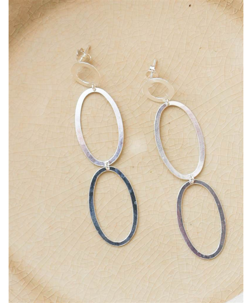 PENDIENTES DUPLO PLATA 2