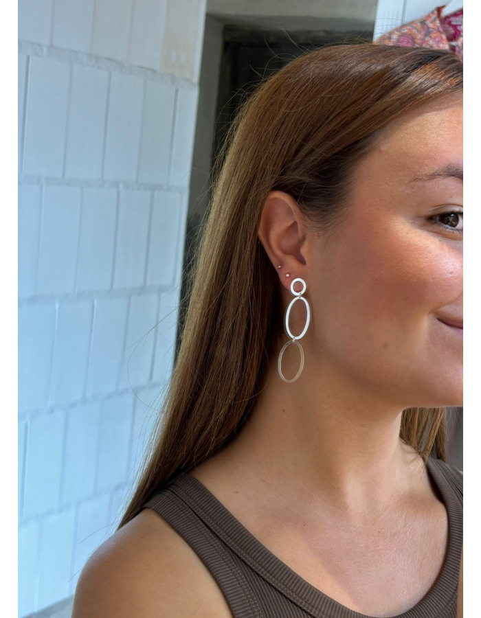 PENDIENTES DUPLO PLATA