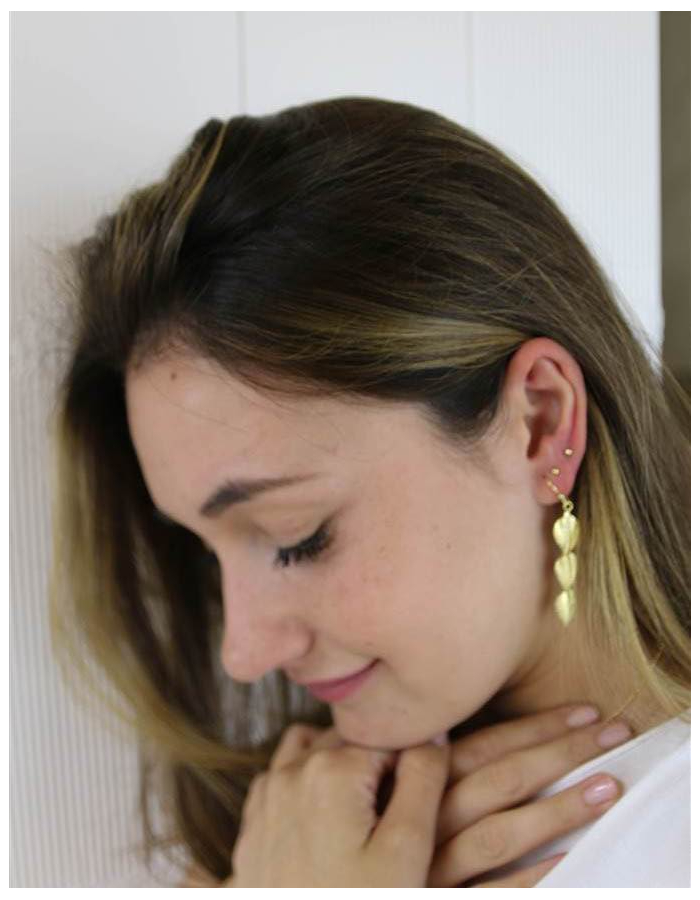 PENDIENTES HOJITAS PLATA