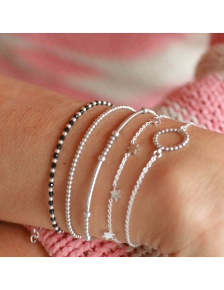 PULSERA CIRCULO BOLITAS