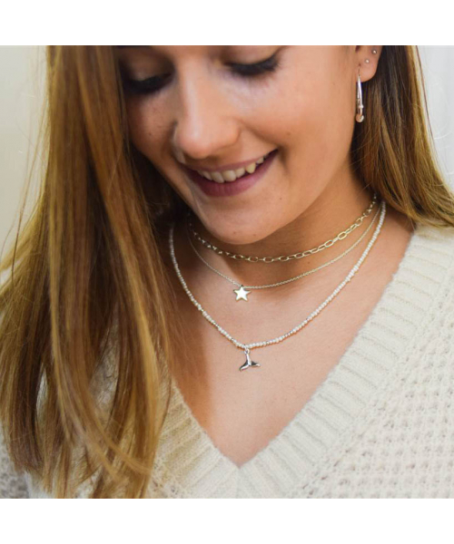 COLLAR ESTRELLA PLATA 2