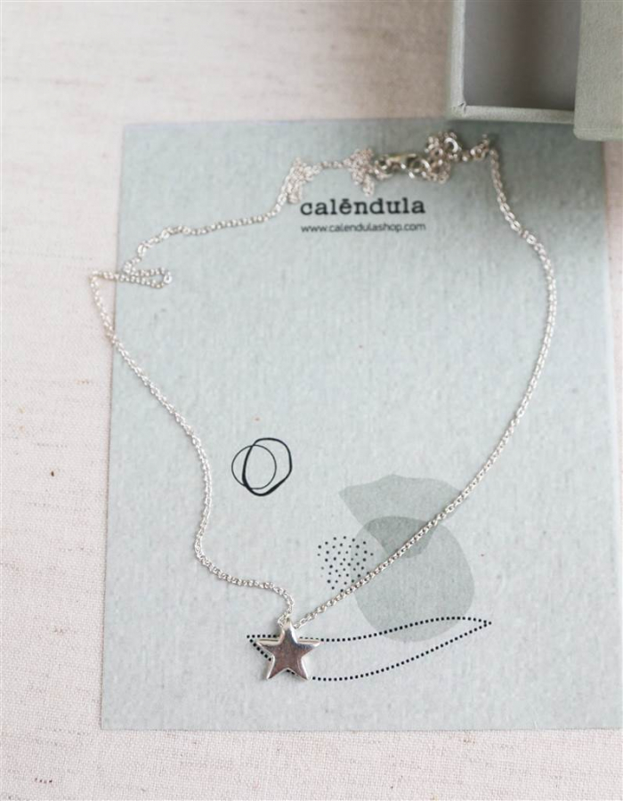 COLLAR ESTRELLA PLATA