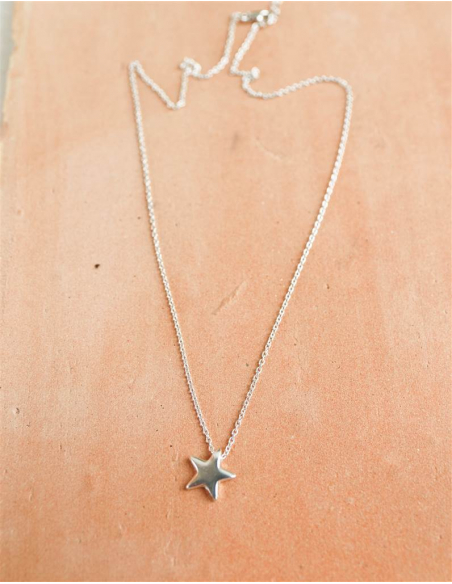 COLLAR ESTRELLA PLATA
