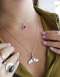 COLLAR BALLENA MARES DEL SUR PLATA