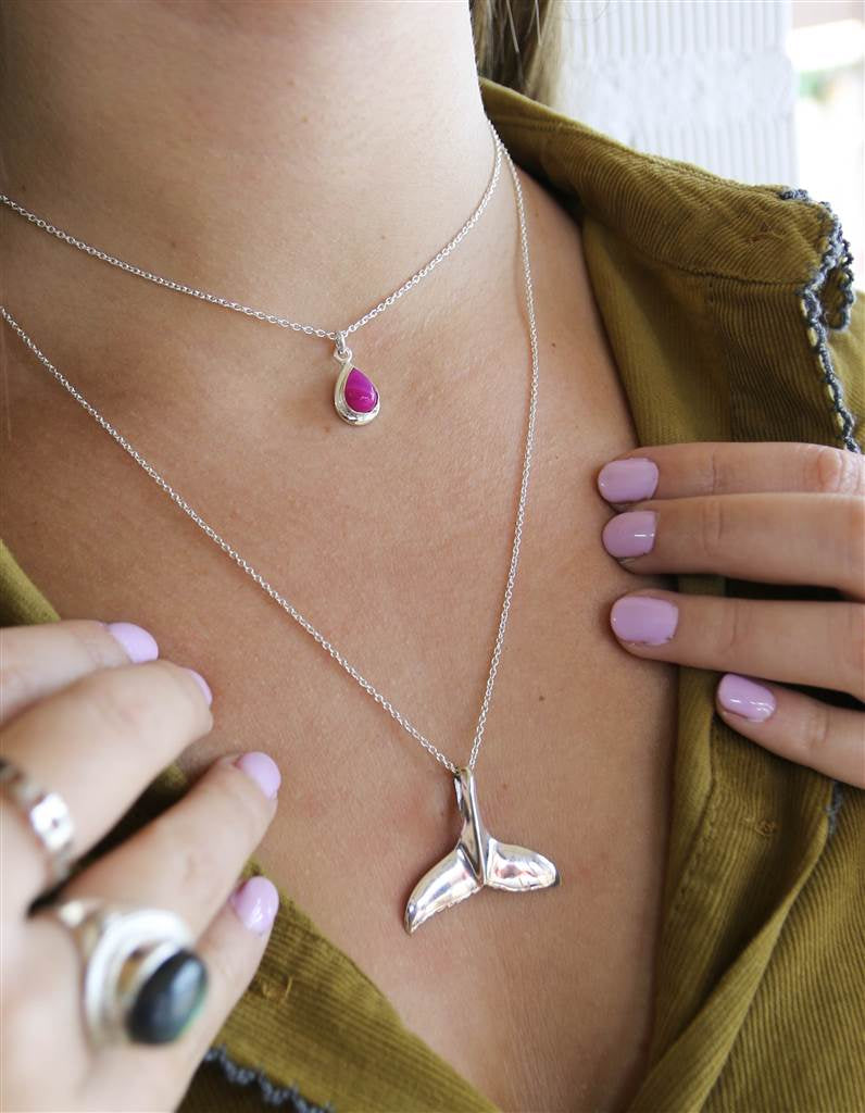 COLLAR BALLENA MARES DEL SUR PLATA
