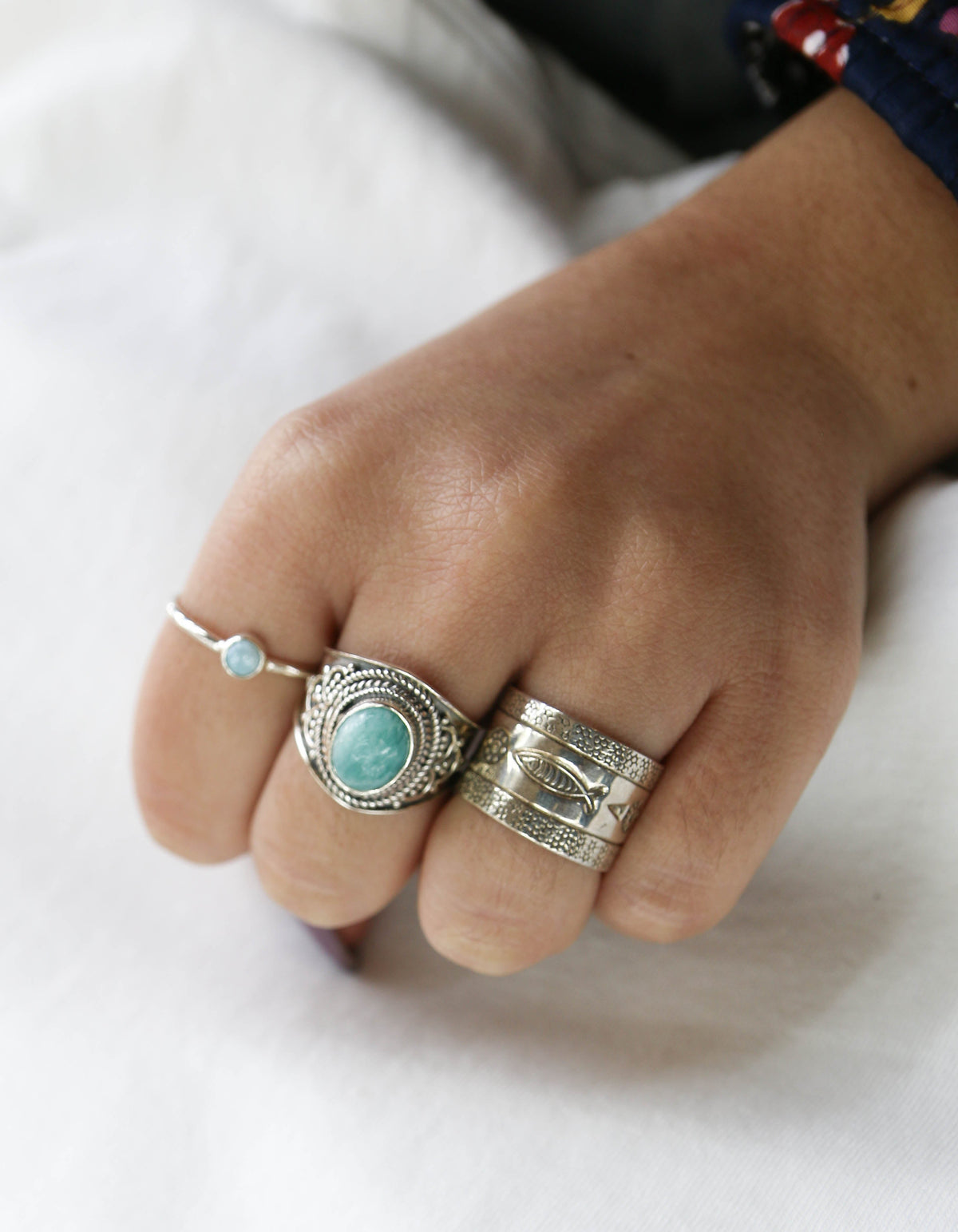 ANILLO MIA AMAZONITA