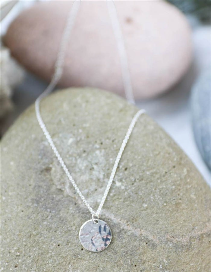 COLLAR LUNA LLENA PLATA DE LEY