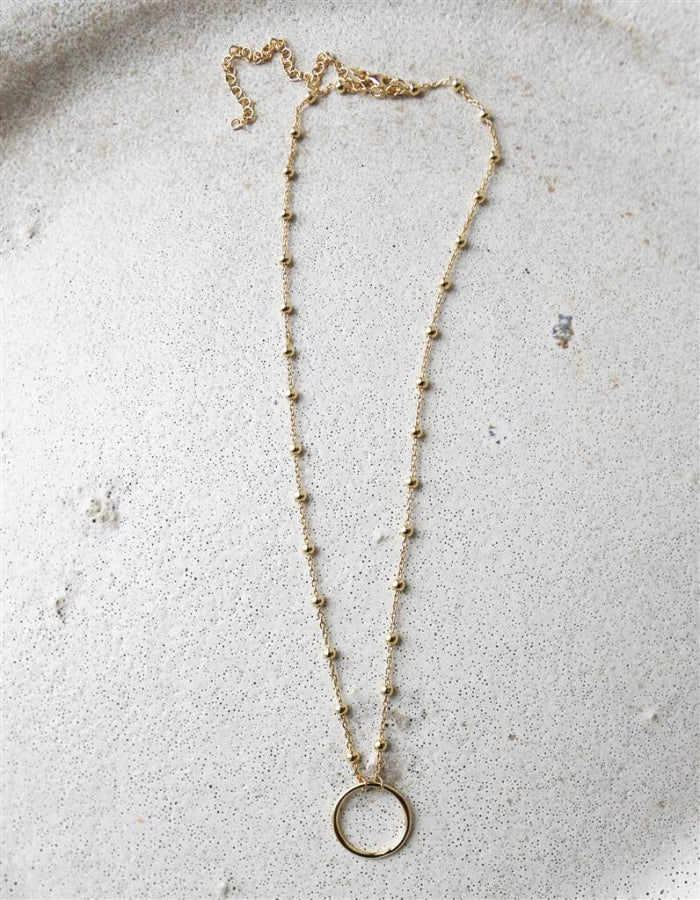 COLLAR CÍRCULO ORO