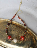 COLGANTE CORNALINA Y OJO DE BUEY