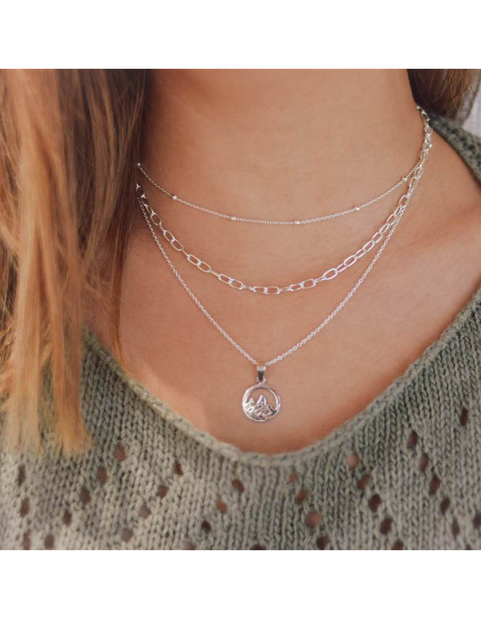 COLLAR BOLITAS PLATA