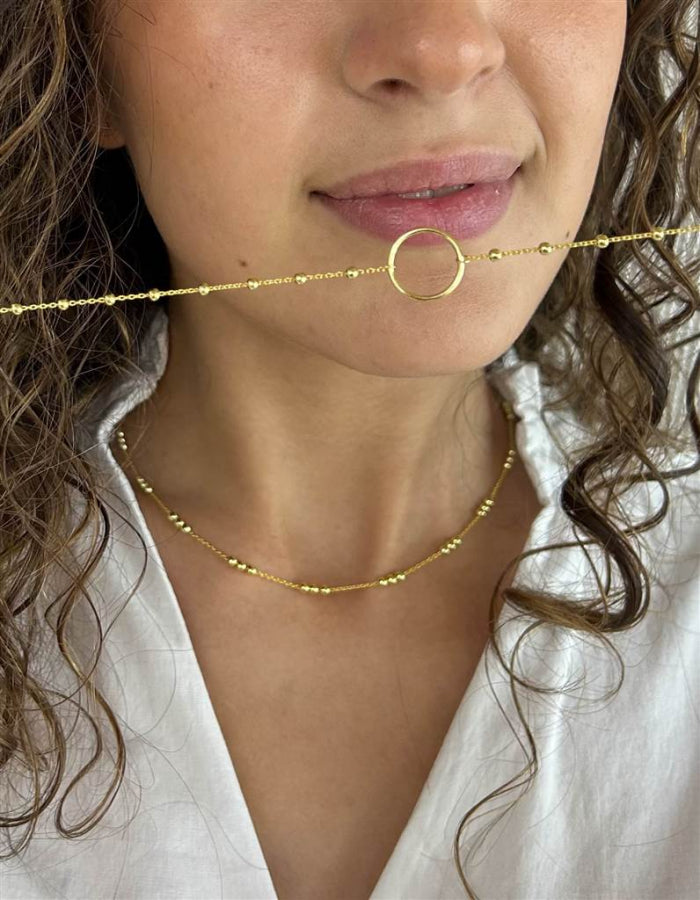 COLLAR CÍRCULO ORO