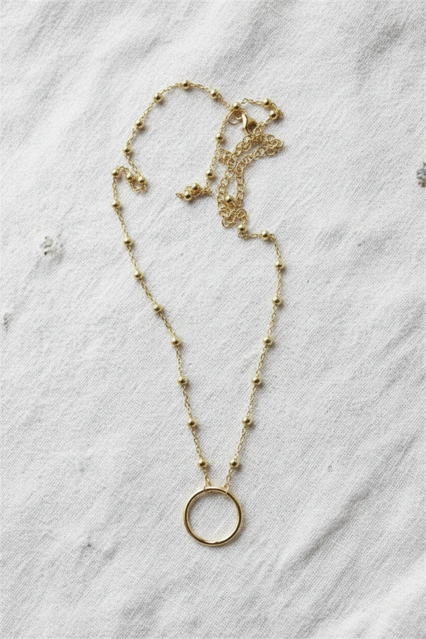 COLLAR CÍRCULO ORO