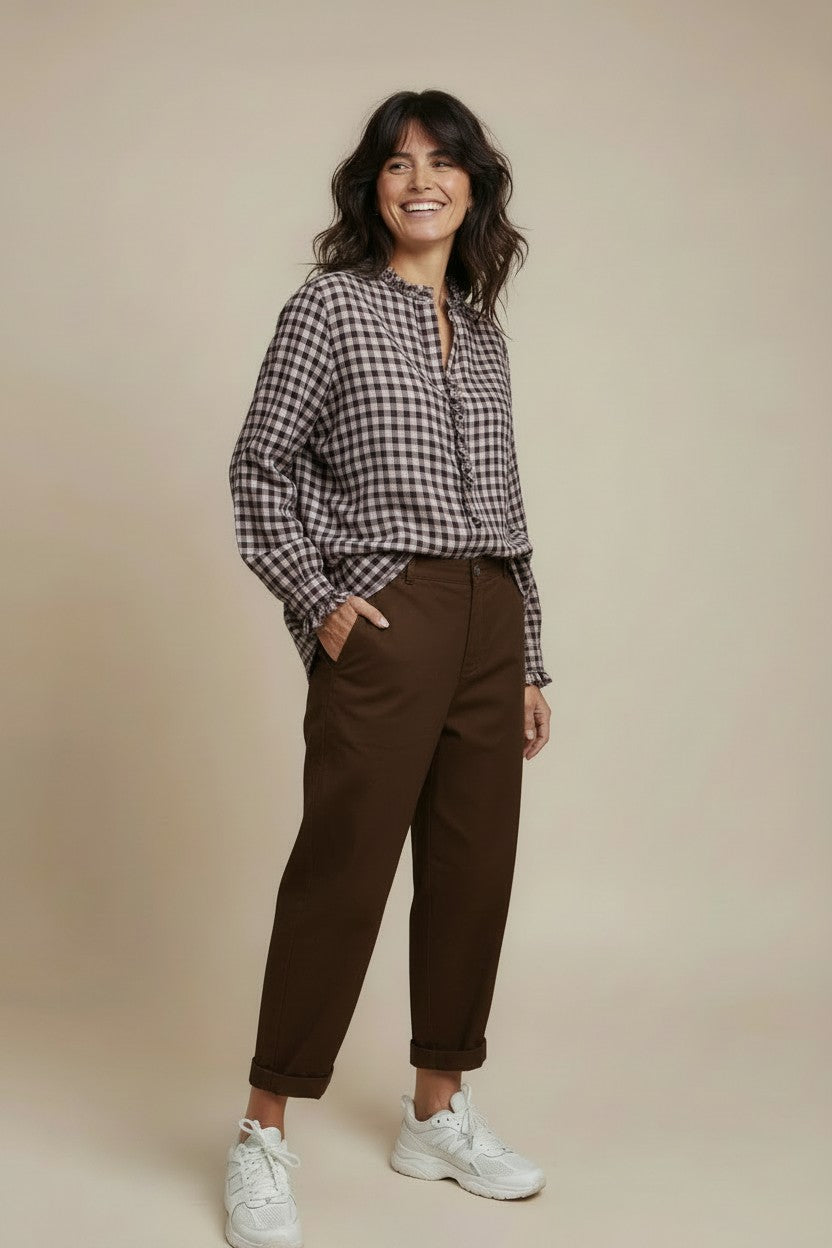 PANTALÓN LONETA CHOCOLAT