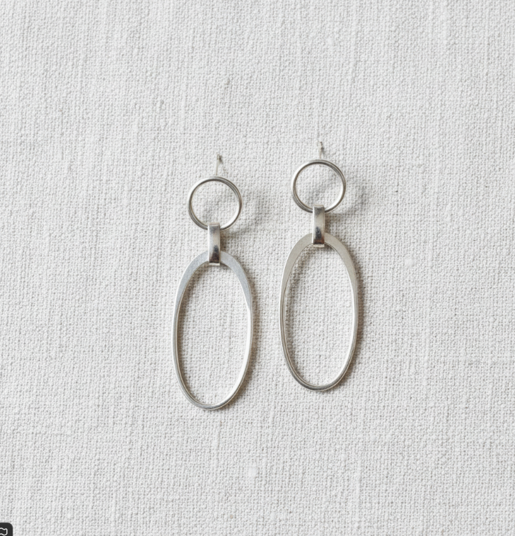 PENDIENTES INDIA PLATA