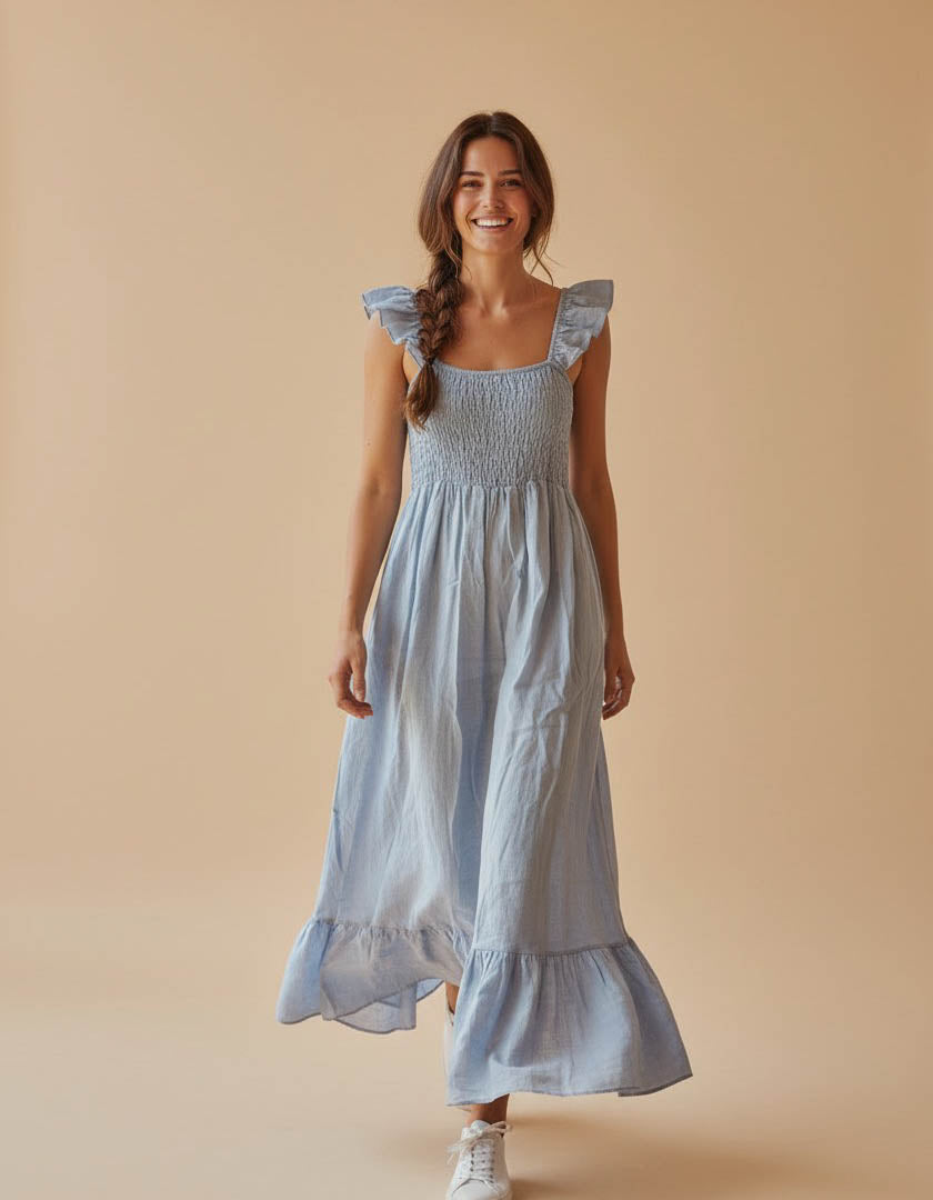 VESTIDO MAR AZUL