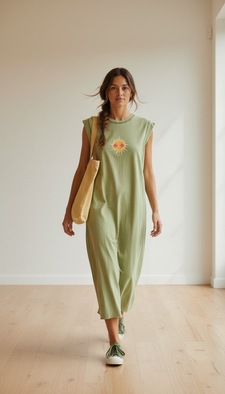 VESTIDO SOL VERDE