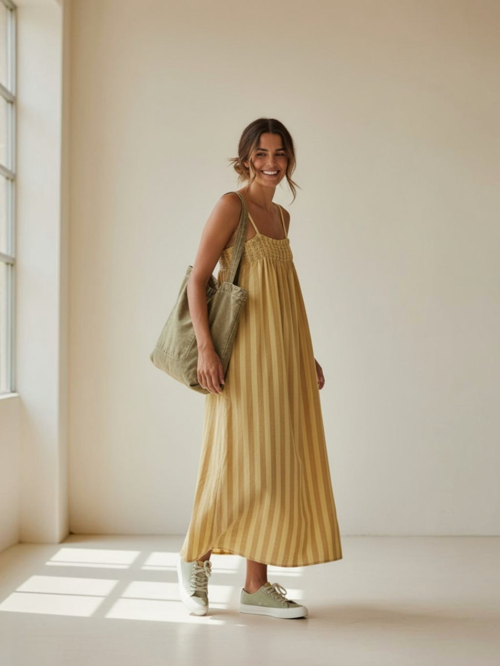 VESTIDO STRIPES AMARILLO