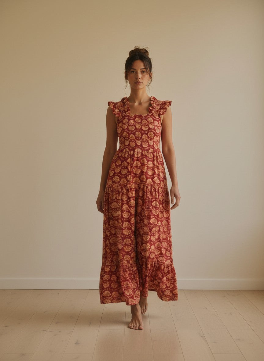 VESTIDO TOSCANA FUCSIA