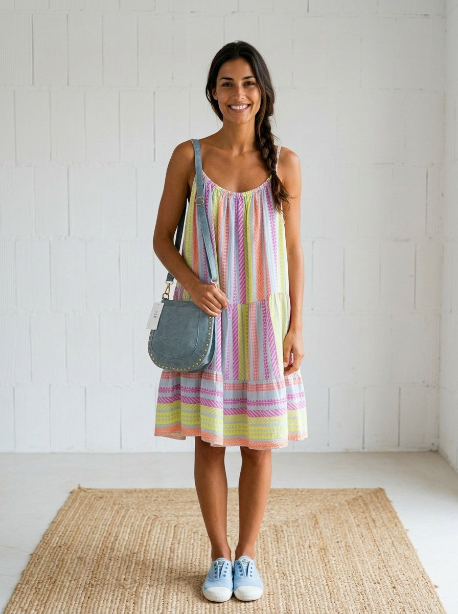 VESTIDO SICILIA AZUL