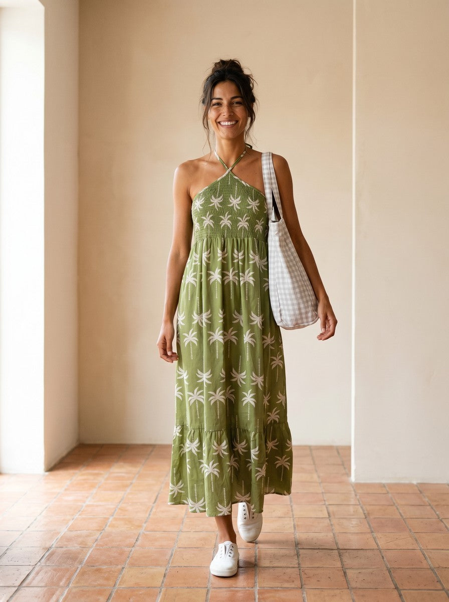 VESTIDO PALMERAS