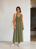 VESTIDO CROCHET VERDE