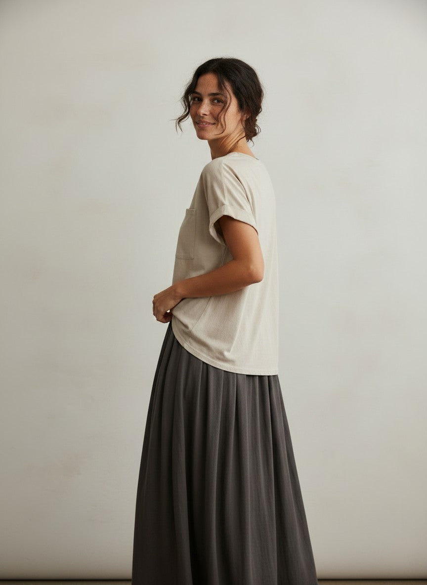 CAMISETA MARTA BEIGE