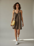 VESTIDO ÉTER CHOCOLATE