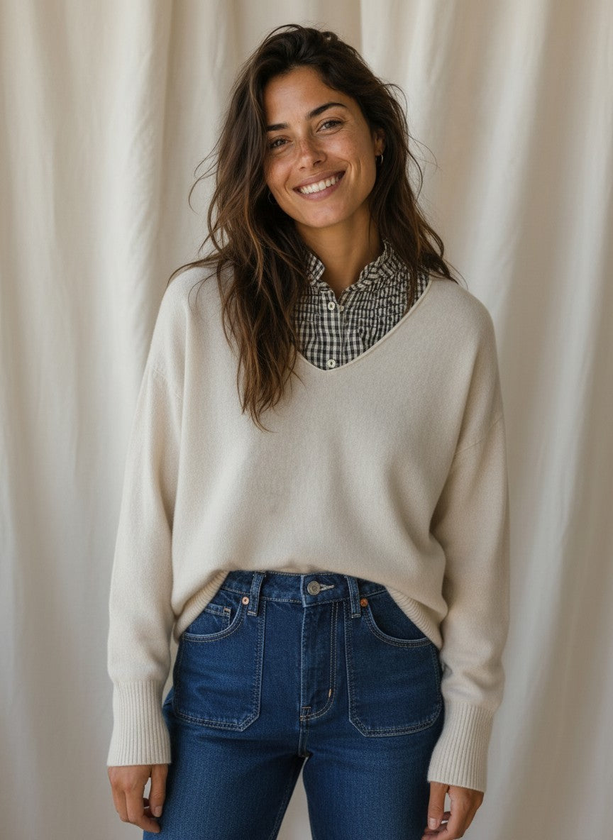 JERSEY ABRIL BEIGE (●'◡'●)