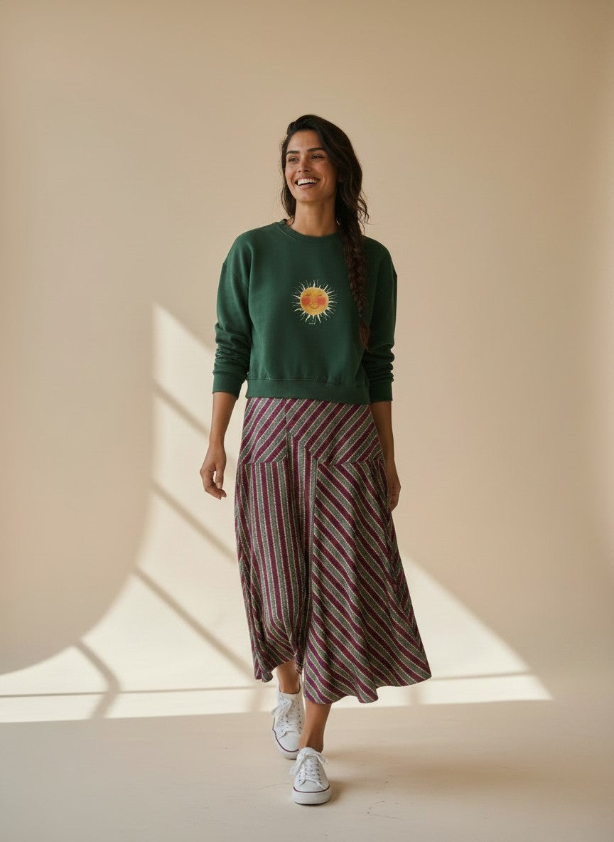 SUDADERA SOL VERDE