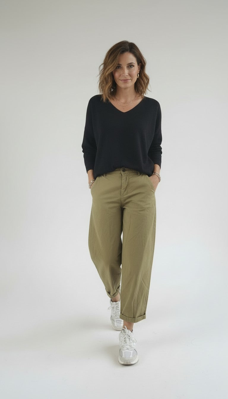 PANTALÓN LONETA CAMEL