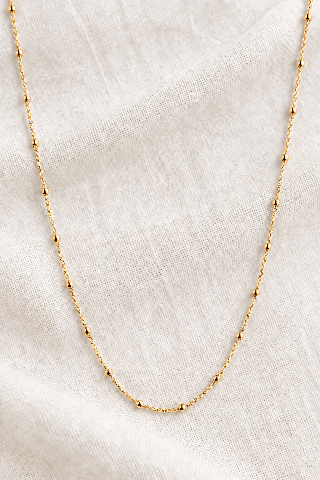CADENA BOLITAS ORO