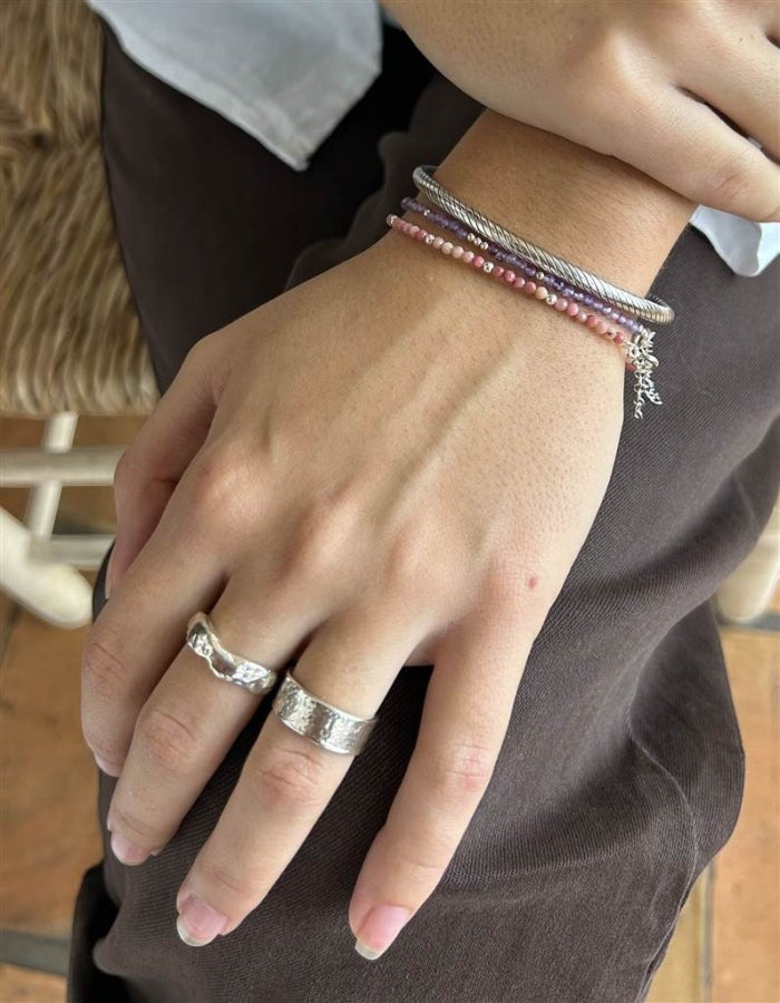 ANILLO TROQUELADO PLATA