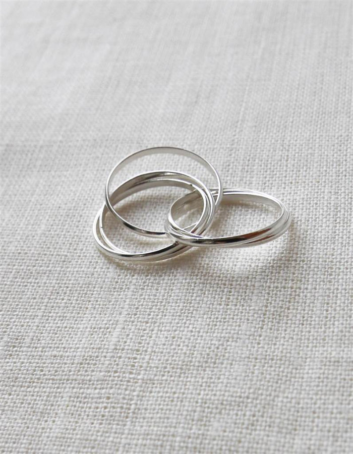 ANILLO ALIANZAS ENTRELAZADAS