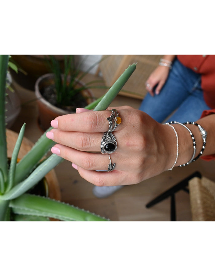 ANILLO INDU DE ONIX