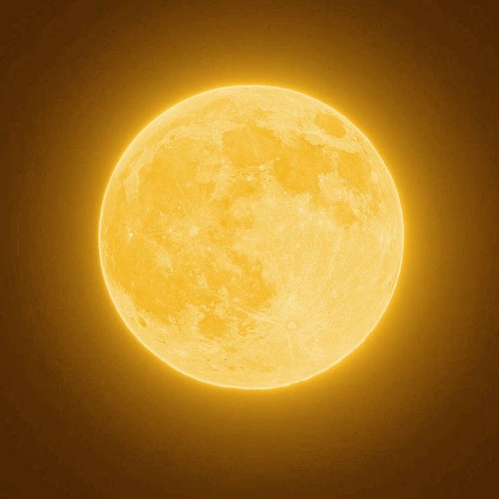PENDIENTES LUNA LLENA ORO