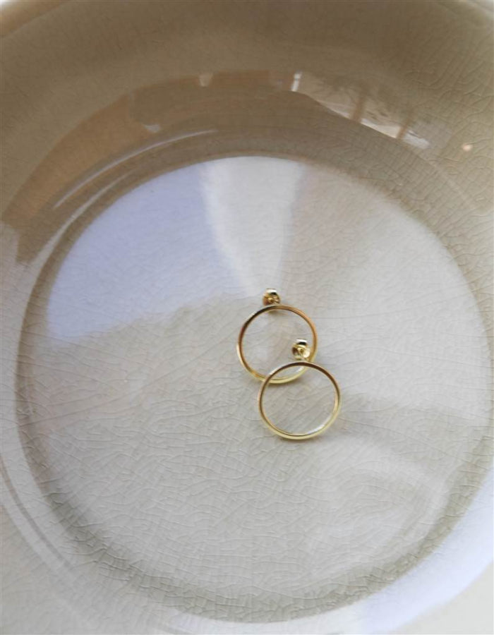 PENDIENTES CÍRCULO ORO