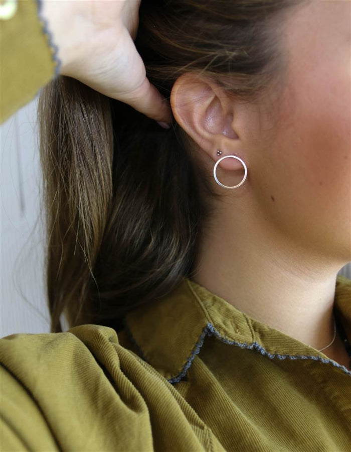 PENDIENTES CÍRCULO ORO