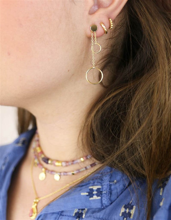 PENDIENTES CAPRI ORO
