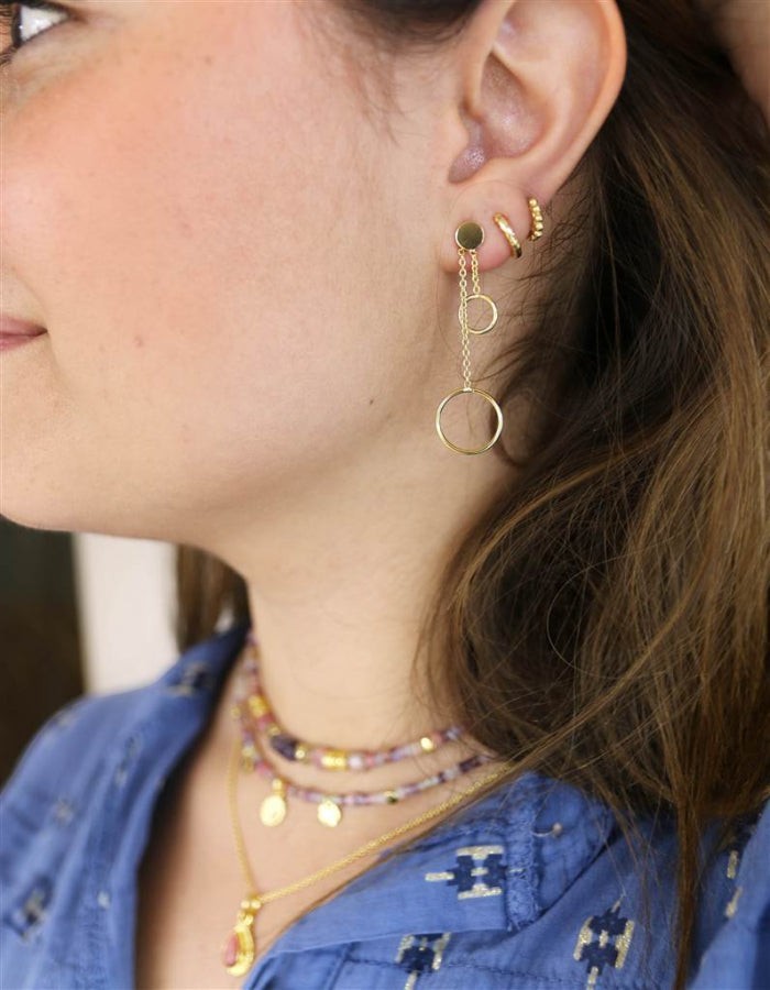 PENDIENTES CAPRI ORO