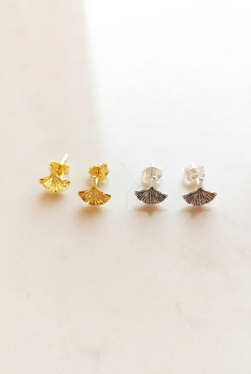 Pendientes Ginkgo Biloba con mayor iluminación