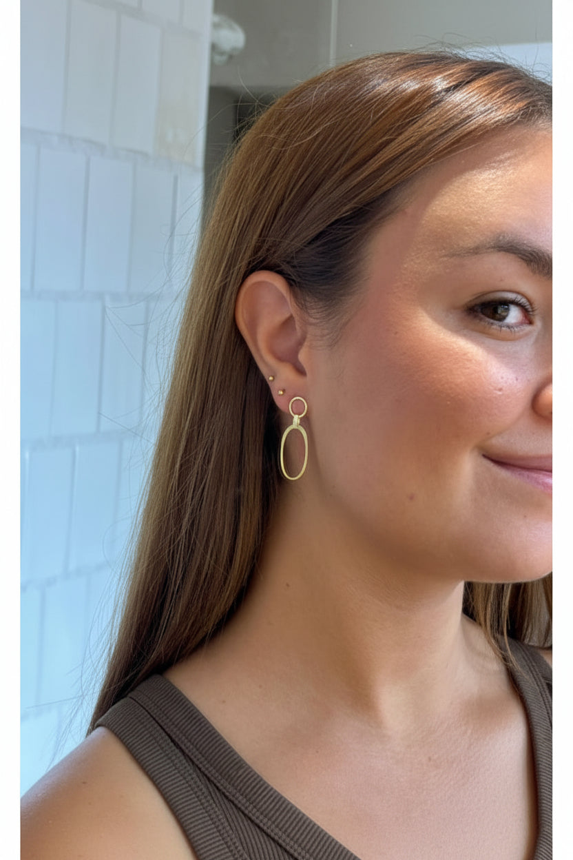 PENDIENTES INDIA ORO