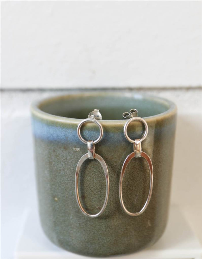 PENDIENTES INDIA PLATA