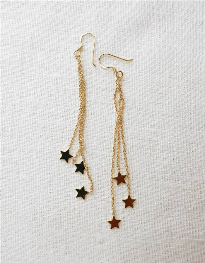 PENDIENTES  ESTRELLITAS ORO