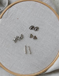 PENDIENTES TRIÁNGULO, TORTUGAS, BOLITAS, OJOS PLATA DE LEY