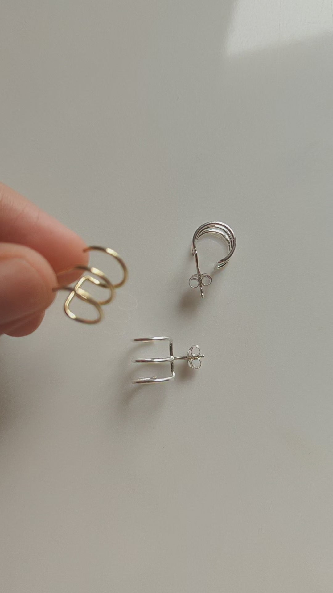 PENDIENTES TRIPLES