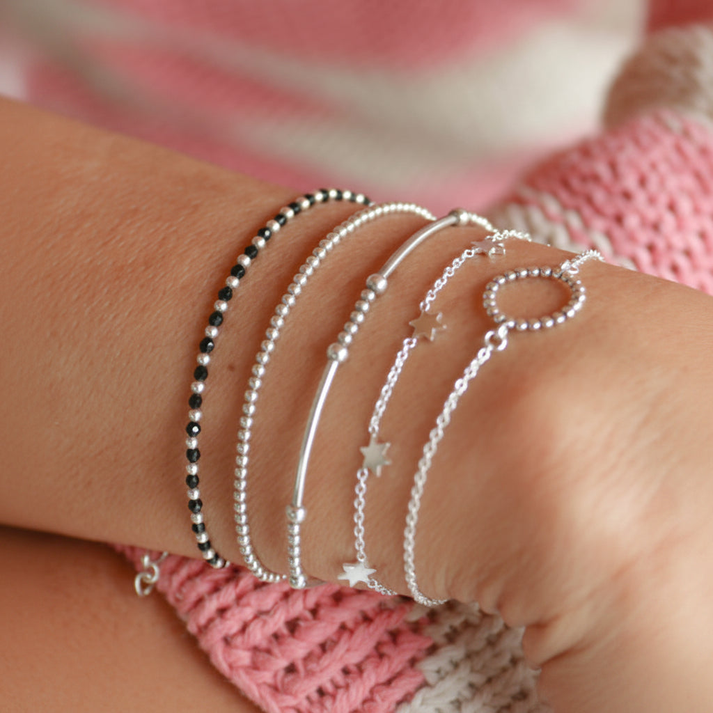PULSERA CIRCULO BOLITAS