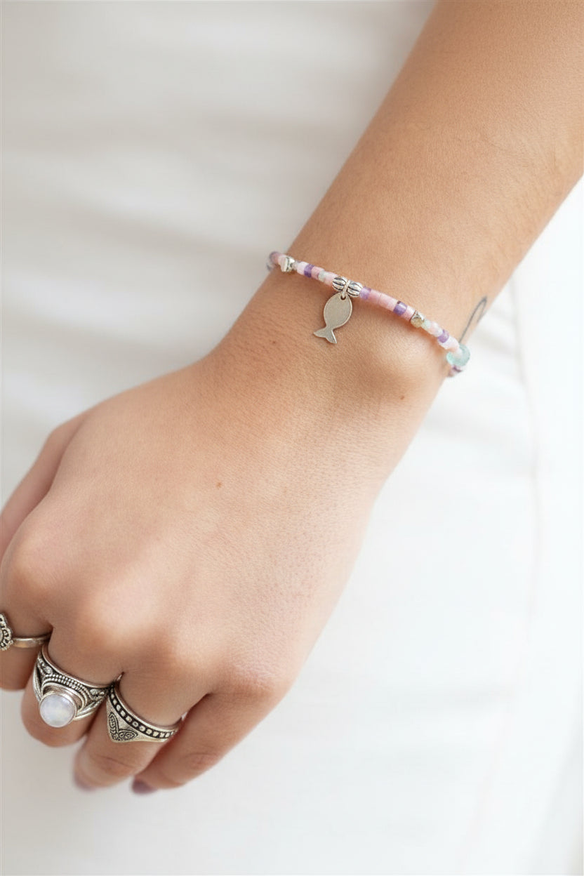 PULSERA PEZ AMATISTA